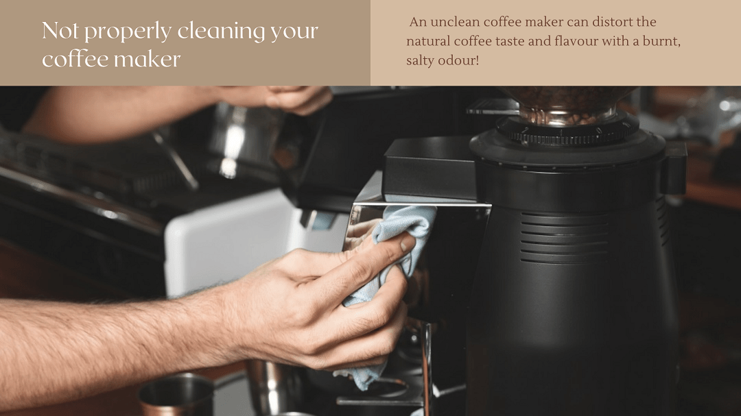Not properly cleaning your coffee maker - Gridlock Coffee Roasters